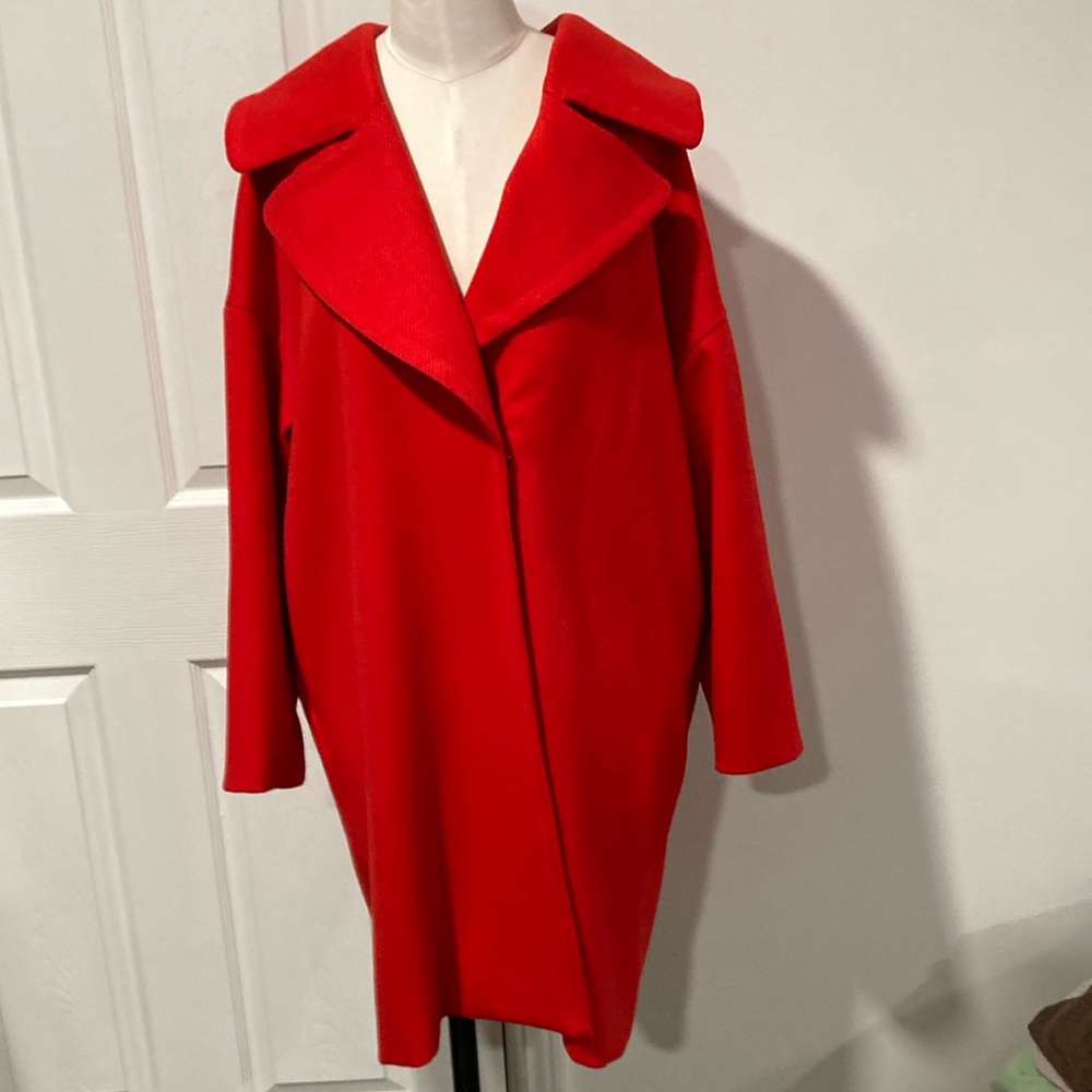 Gibson Latimer vintage style red overcoat S